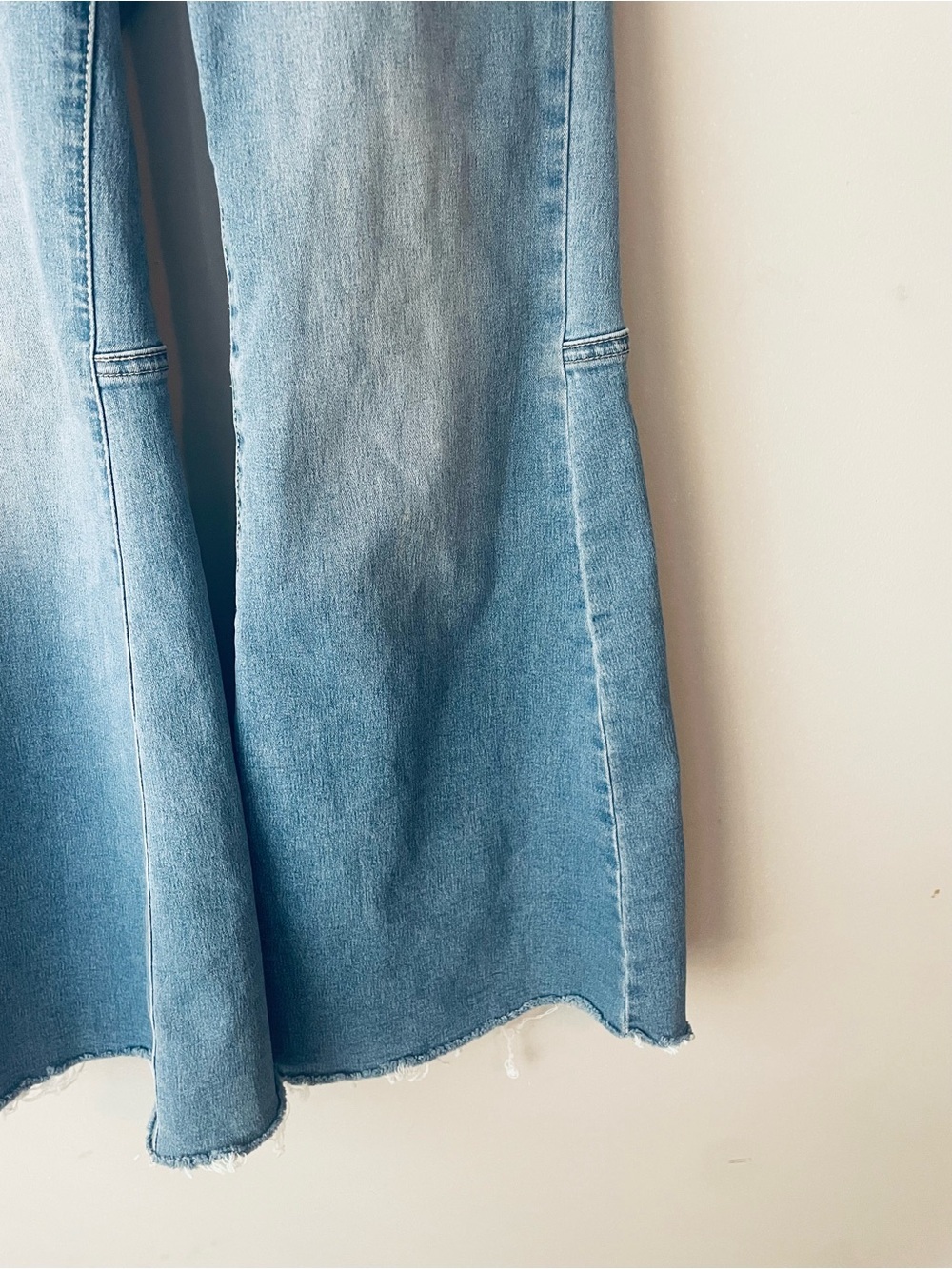 We the Free Light Blue High-Rise Flare Jeans - Picture 4 of 8